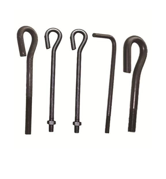 Factory Direct Steel Structure Anchor Bolts – Pre-Embedded Foundation Bolts 9/7 / J / L Shape) For Construction suppliers
