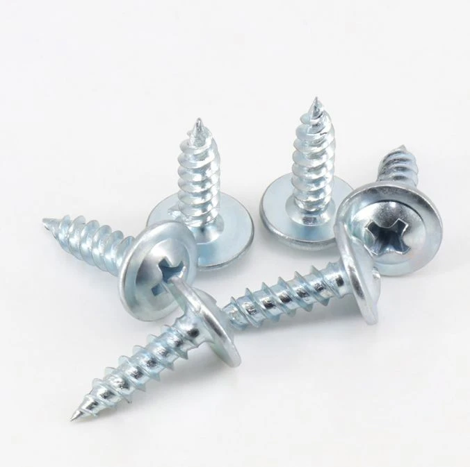 Carbon Steel Truss Head Self Tapping Screws Blue Zinc Plated factory