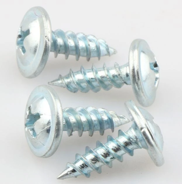 Carbon Steel Truss Head Self Tapping Screws Blue Zinc Plated suppliers