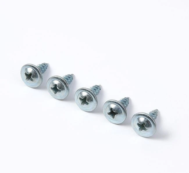 Carbon Steel Truss Head Self Tapping Screws Blue Zinc Plated suppliers